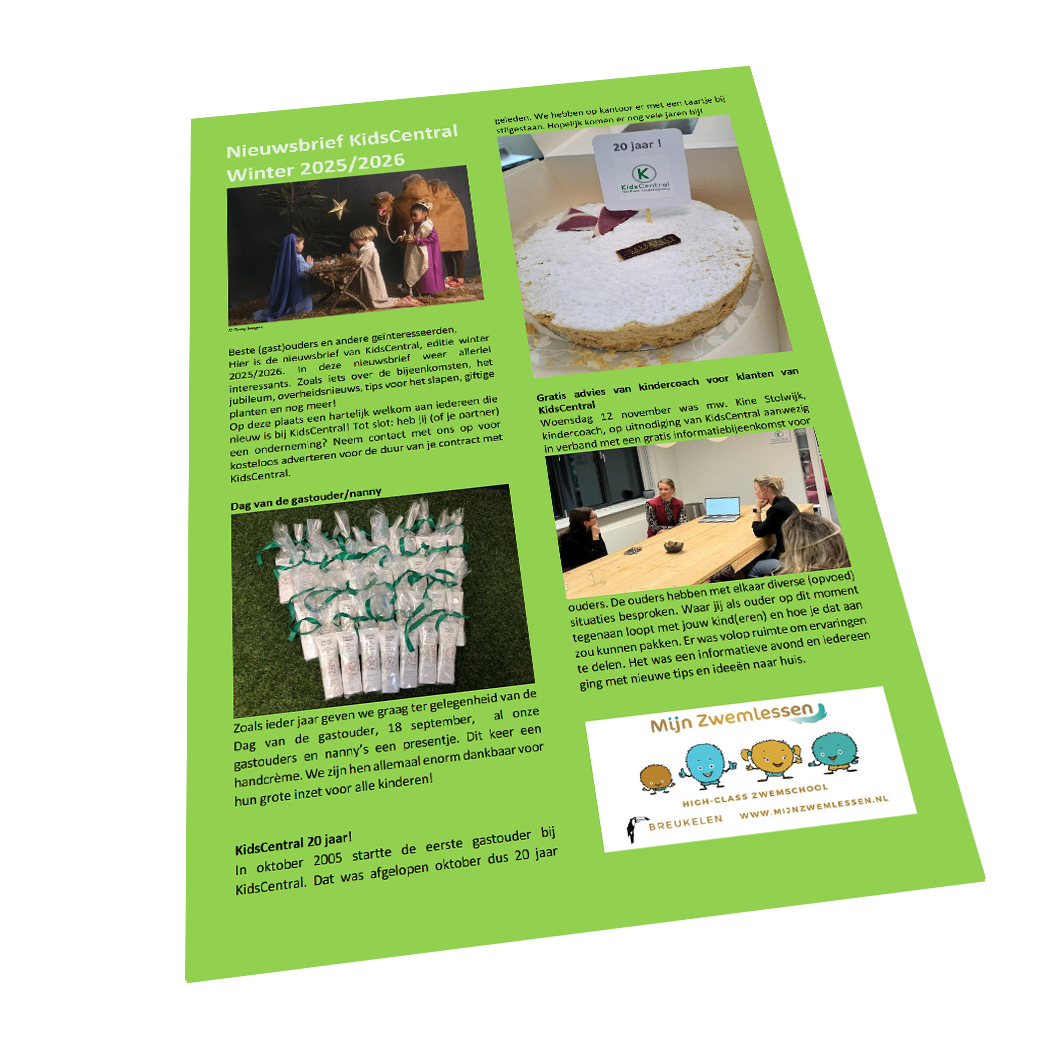 kids central nieuwsbrief